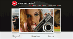 Desktop Screenshot of ajproducciones.com